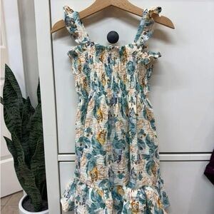 Disney Kids Dress with Bluey Print - Blue and Cream